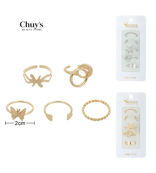 Set de Anillos Surtidos Modelos