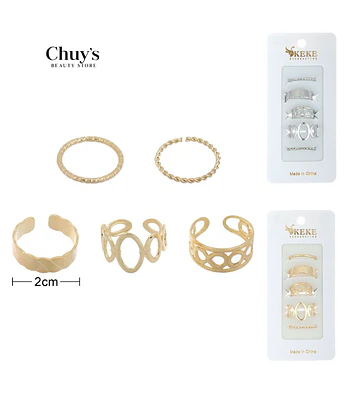 Set de Anillos Surtidos Modelos - Chuys Beautys | Chuy's Beautys Store