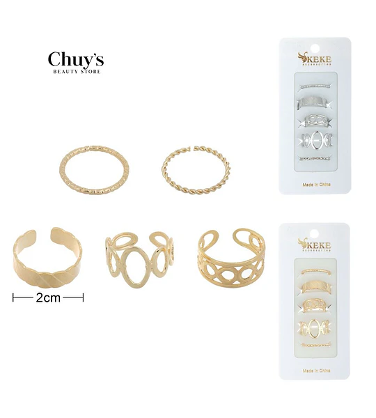 Set de Anillos Surtidos Modelos