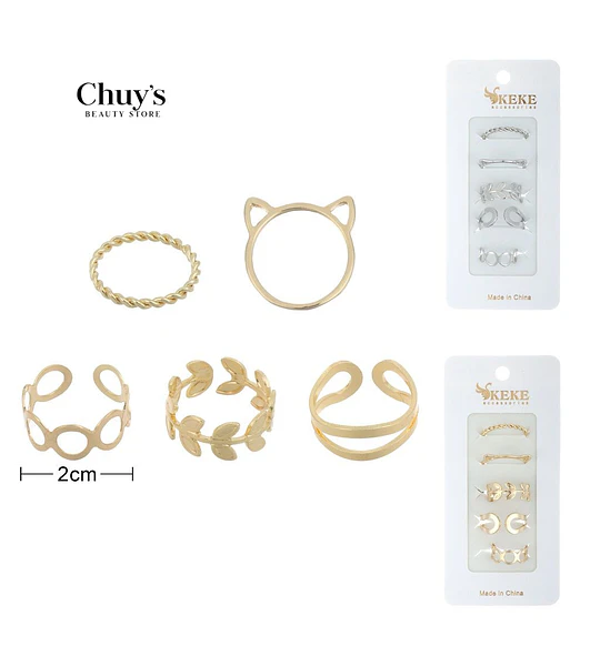 Set de Anillos Surtidos Modelos