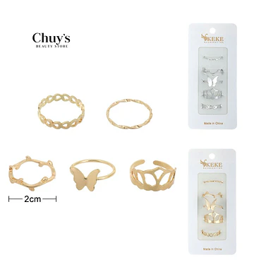 Set de Anillos Surtidos Modelos - Chuys Beautys | Chuy's Beautys Store