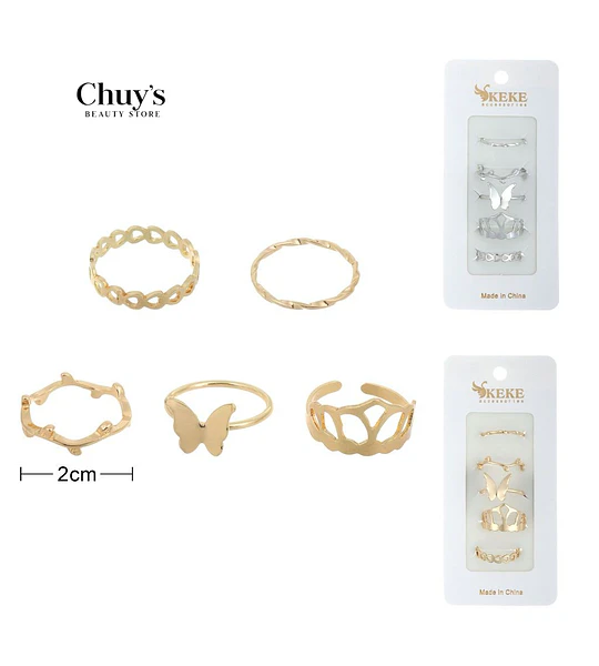 Set de Anillos Surtidos Modelos