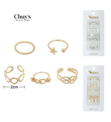 Set de Anillos Surtidos Modelos - Chuys Beautys | Chuy's Beautys Store