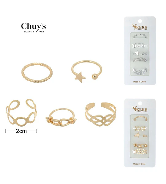 Set de Anillos Surtidos Modelos