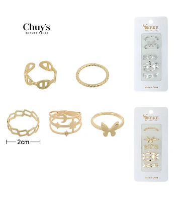 Set de Anillos Surtidos Modelos - Chuys Beautys | Chuy's Beautys Store