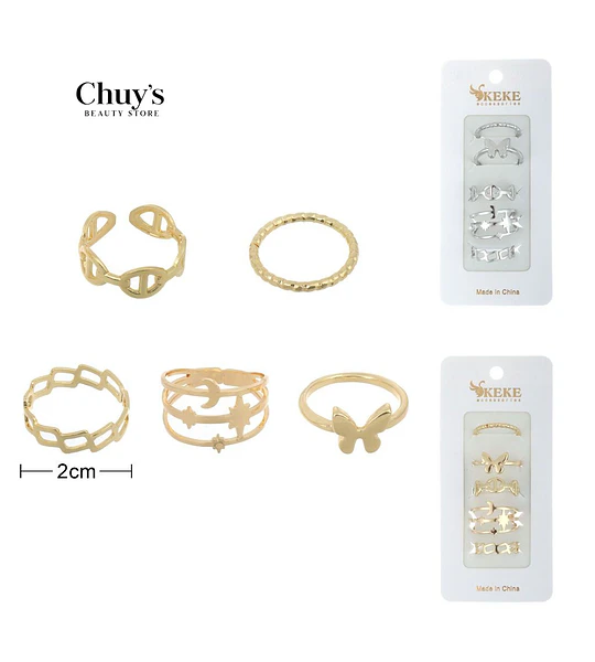 Set de Anillos Surtidos Modelos