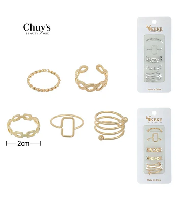Set de Anillos Surtidos Modelos - Chuys Beautys | Chuy's Beautys Store
