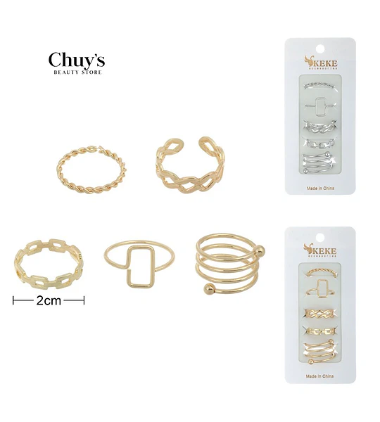 Set de Anillos Surtidos Modelos