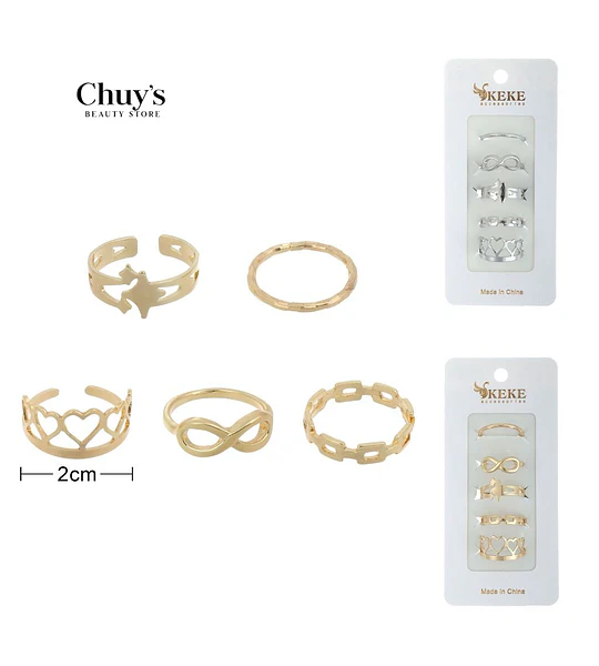 Set de Anillos Surtidos Modelos