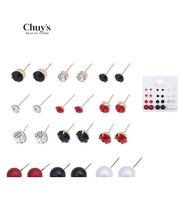 Pendientes 12PCS - Chuys Beautys | Chuy's Beautys Store