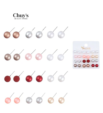 Pendientes 12 Pcs - Chuys Beautys | Chuy's Beautys Store