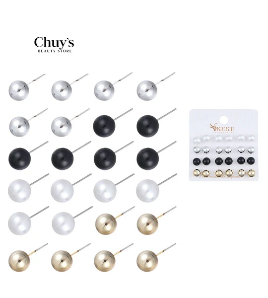 Pendientes 12 Pcs
