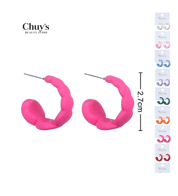 Pendientes Zarcillos Colores - Chuys Beautys | Chuy's Beautys Store