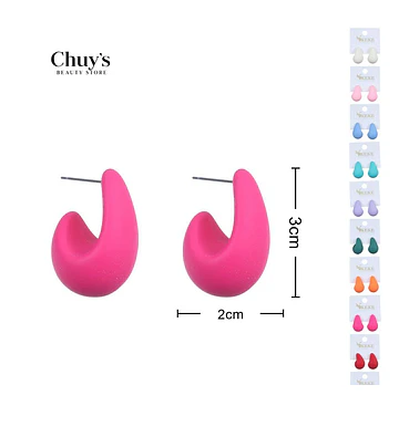 Pendientes Zarcillos Colores - Chuys Beautys | Chuy's Beautys Store
