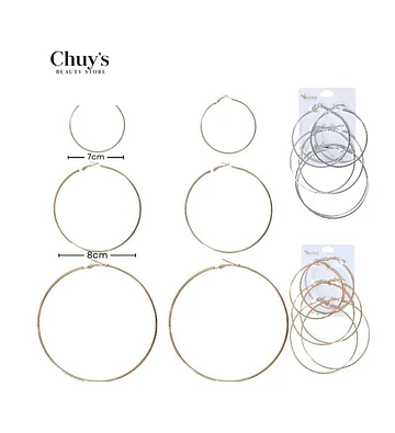 Aros Plata/Dorado - Chuys Beautys | Chuy's Beautys Store
