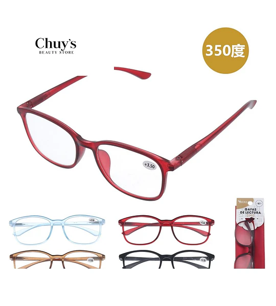 Lentes con aumento 350 grados