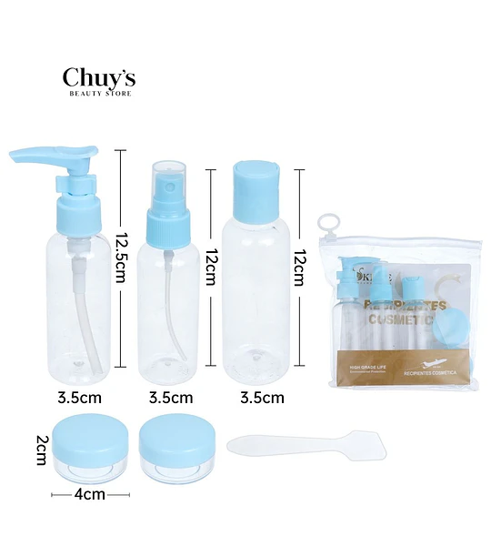 Set de envases para viaje 5pcs
