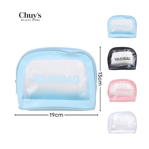 Neceser Washbag Transparente - Chuys Beautys | Chuy's Beautys
