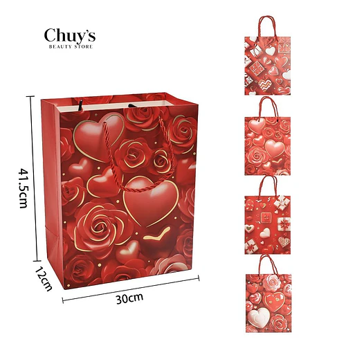 Bolsas para regalo corazón - Chuys Beautys | Chuy's Beautys