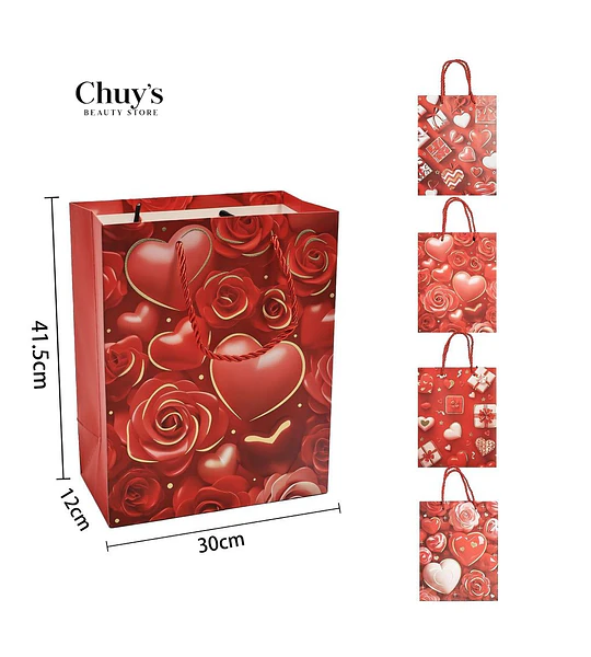 Bolsas para regalo corazón