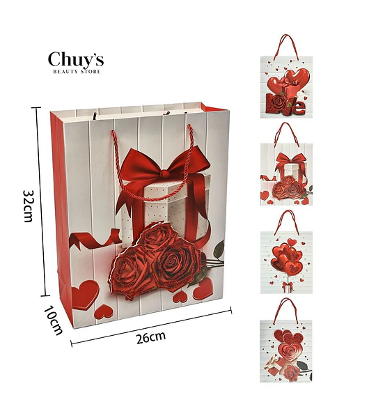 Bolsas para regalo corazón