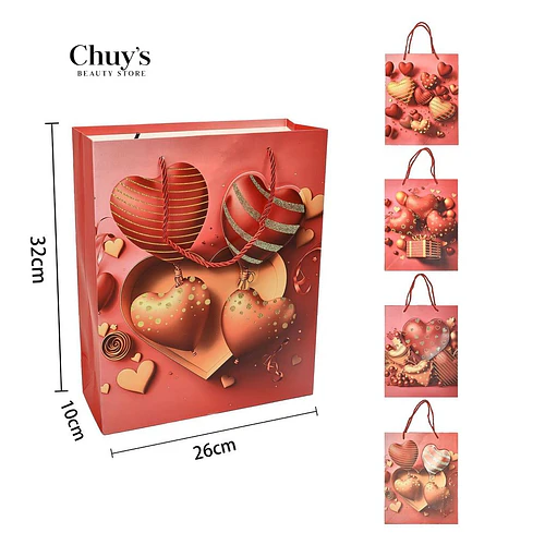 Bolsas para regalo corazón - Chuys Beautys | Chuy's Beautys
