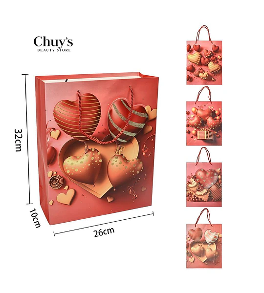 Bolsas para regalo corazón