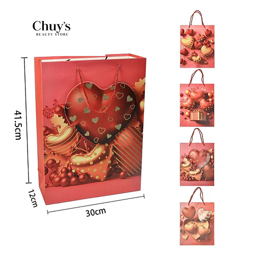 Bolsas para regalo corazón - Chuys Beautys | Chuy's Beautys