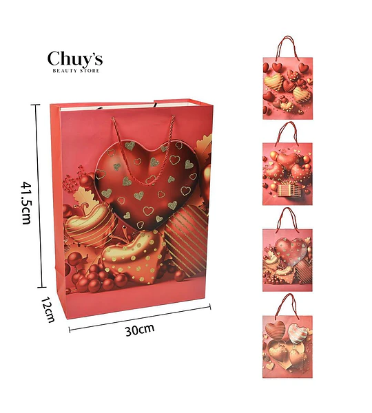 Bolsas para regalo corazón