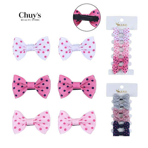 Set de colet con lazos 6 piezas - Chuys Beautys | Chuy's Beautys