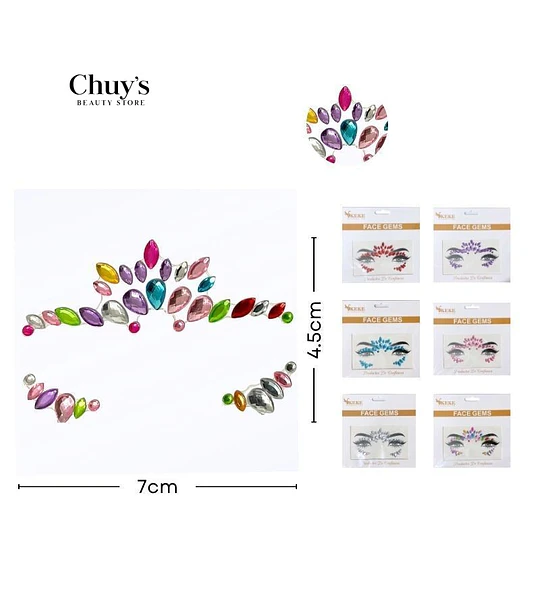 Stickes Faciales Brillantes