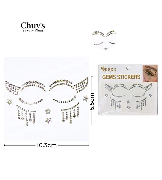 Stickers Faciales Brillantes