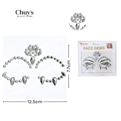 Stickers Faciales Brillantes - Chuys Beautys | Chuy's Beautys