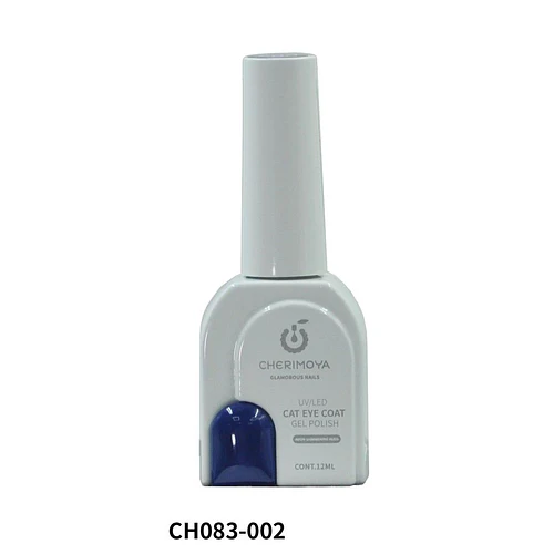 Esmalte Gel UV/LED Cat Eye Azul Profundo Shimmering Cherimoya 12ml - Chuys Beautys | Chuy's Beautys
