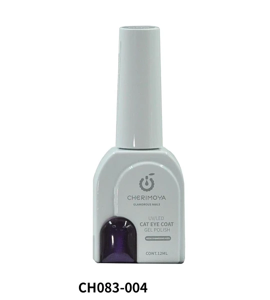 Esmalte Gel UV/LED Cat Eye Cherimoya Tono Púrpura Intenso Shimmer 12ml
