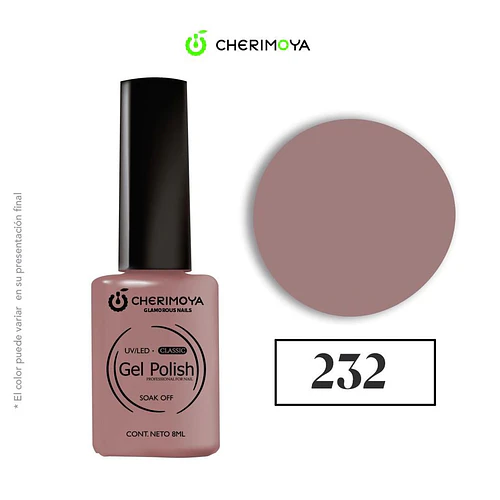 Esmalte Gel Polish UV/LED Classic N°232 Cherimoya 8ml - Chuys Beautys | Chuy's Beautys