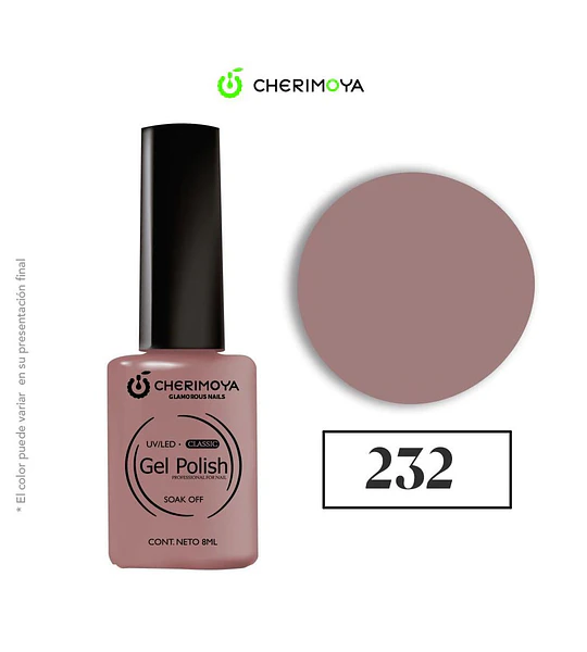 Esmalte Gel Polish UV/LED Classic N°232 Cherimoya 8ml