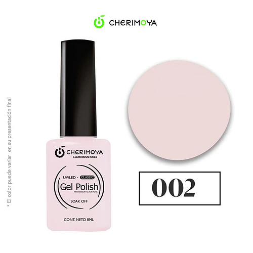 Esmalte Gel Polish Classic 002 Cherimoya 8ml - Chuys Beautys | Chuy's Beautys