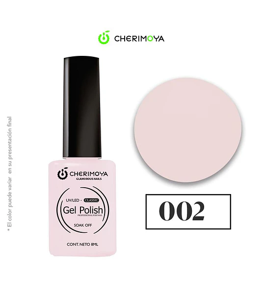 Esmalte Gel Polish Classic 002 Cherimoya 8ml