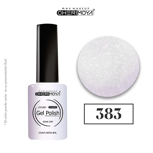 Gel Polish Cherimoya 383 Soak Off UV/LED Classic 8ml - Chuys Beautys | Chuy's Beautys