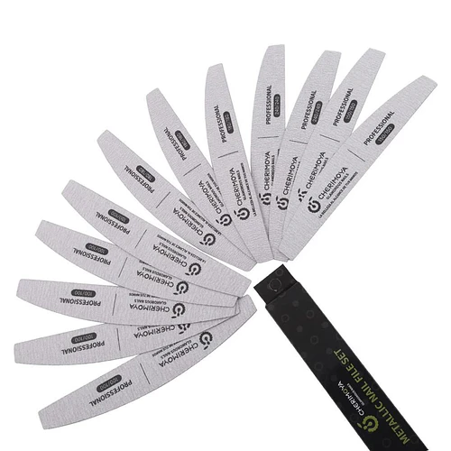 Set de 10 limas profesionales para uñas Cherimoya - Chuys Beautys | Chuy's Beautys