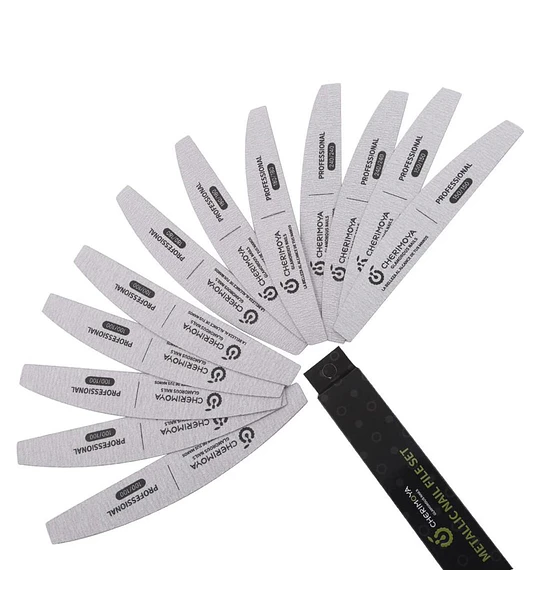 Set de 10 limas profesionales para uñas Cherimoya