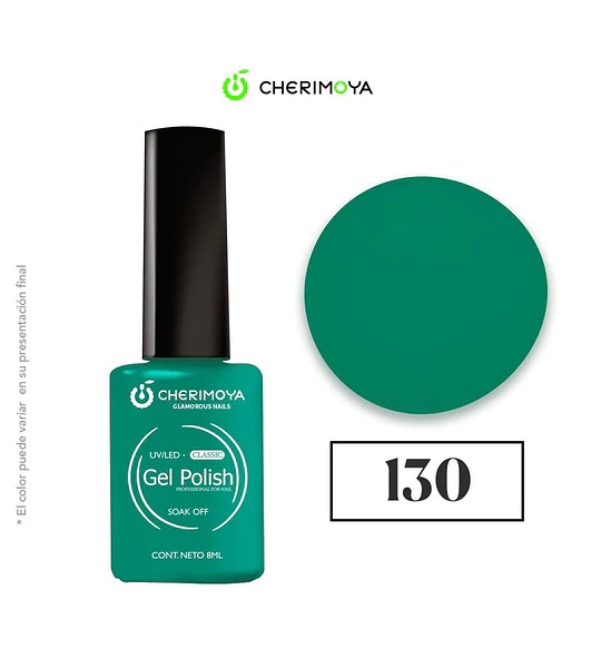 Esmalte Gel Polish Classic UV/LED 130 Soak Off Cherimoya 8ml