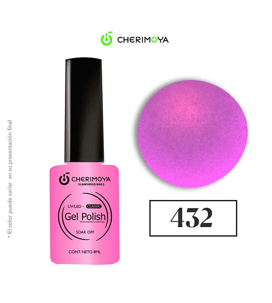 Gel Polish Classic UV/LED Soak Off 8ml Cherimoya 432