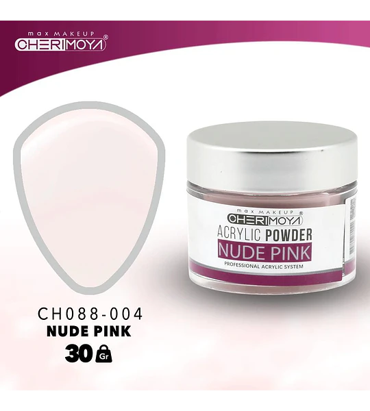 Acrílico en polvo Cherimoya Nude Pink CH088-004 30gr