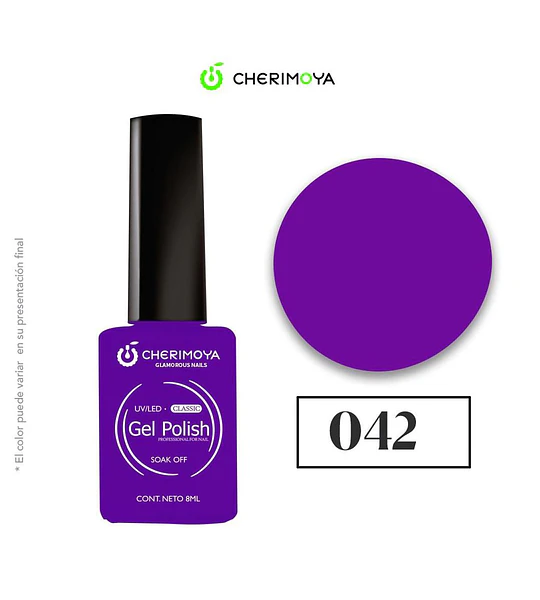 Gel Polish Cherimoya 042 Soak Off UV/LED 8ml