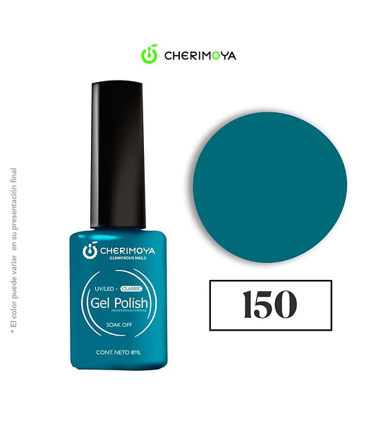 Esmalte Gel Polish Classic 150 UV/LED Cherimoya 8ml