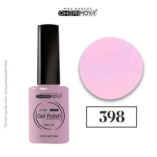 Gel Polish Soak Off 398 Cherimoya 8ml - Chuys Beautys | Chuy's Beautys
