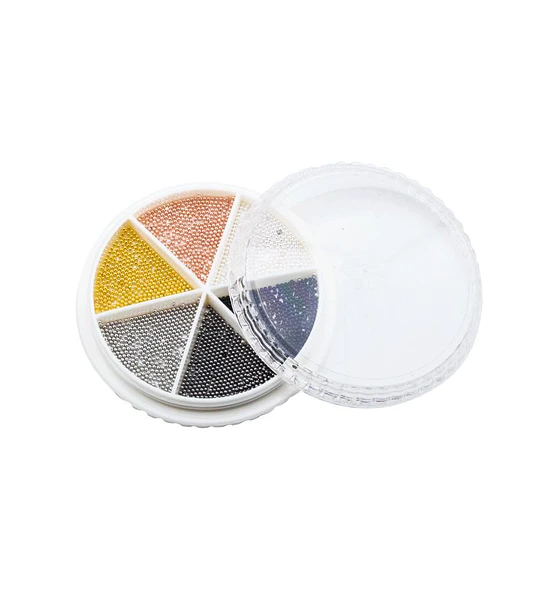 Set de microesferas metálicas para decoración de uñas Cherimoya
