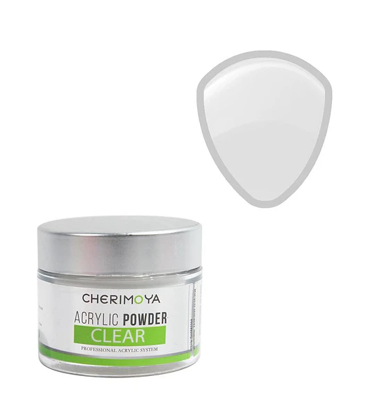 Polvo Acrílico Transparente Cherimoya Profesional 20g